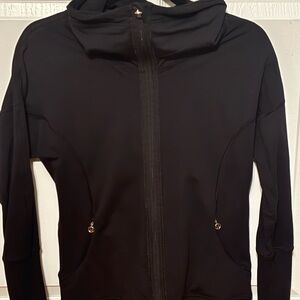 Lululemon Athletica Black Zip-Up Jacket
